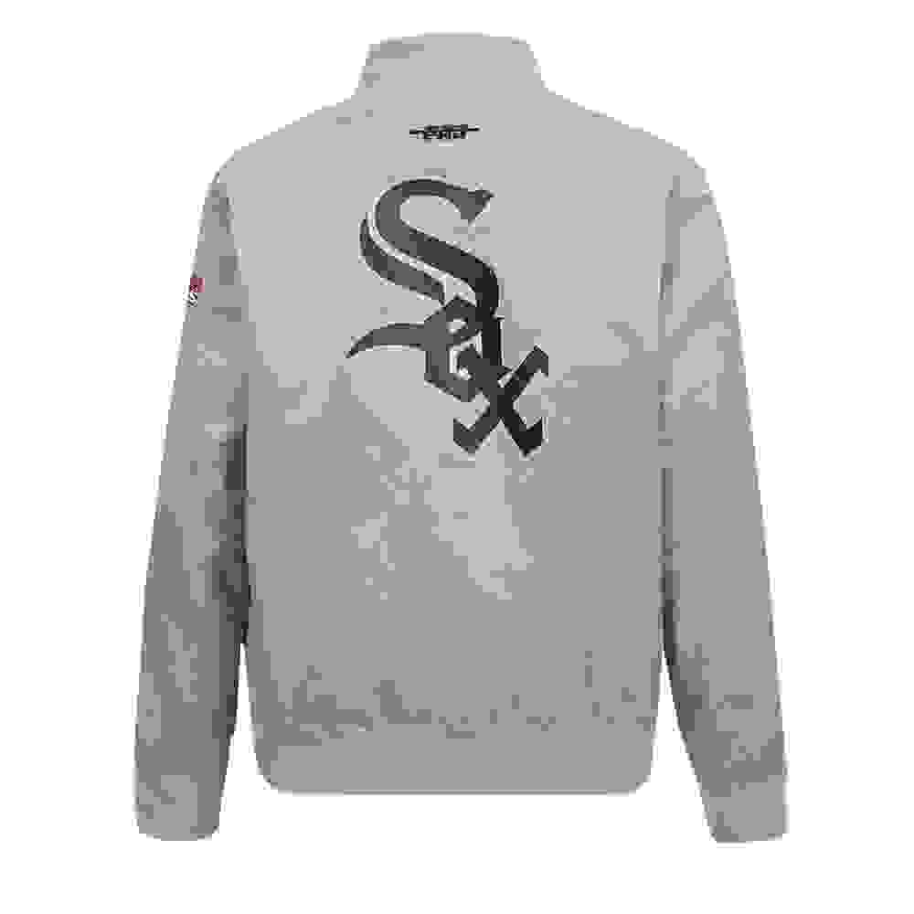 Pro Standard MLB Chicago White Sox Classic Big Boys' Silver Satin Jacket
